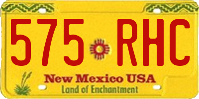 NM license plate 575RHC