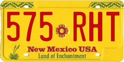 NM license plate 575RHT