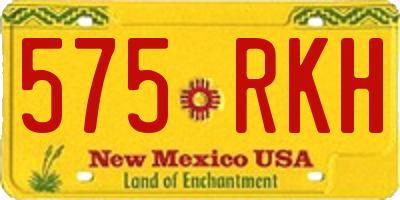 NM license plate 575RKH
