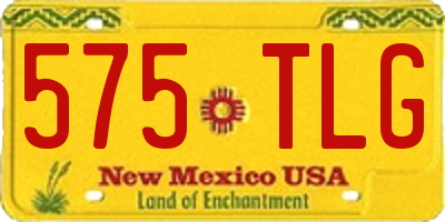 NM license plate 575TLG