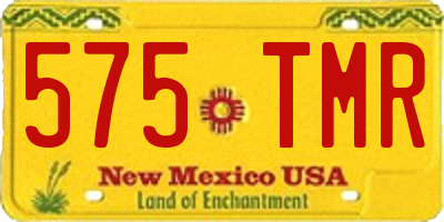 NM license plate 575TMR