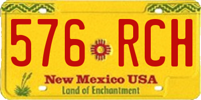 NM license plate 576RCH