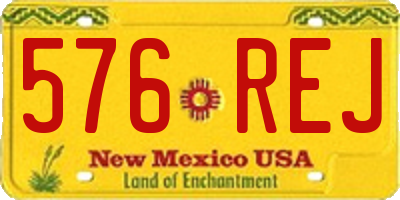 NM license plate 576REJ