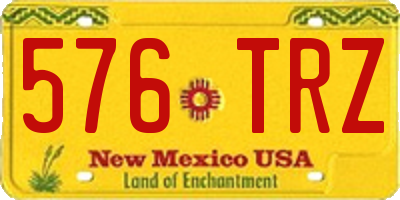 NM license plate 576TRZ