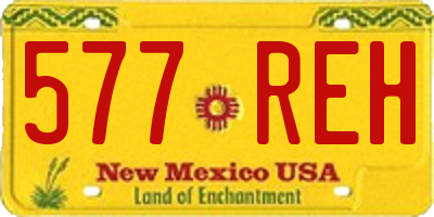 NM license plate 577REH