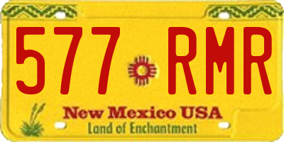 NM license plate 577RMR