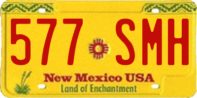NM license plate 577SMH