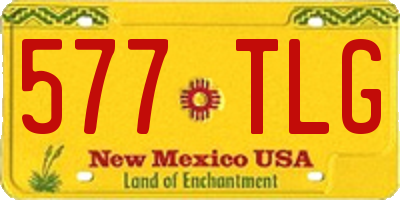NM license plate 577TLG