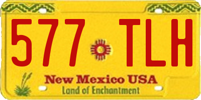 NM license plate 577TLH