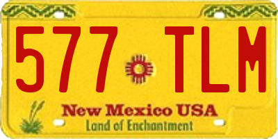 NM license plate 577TLM