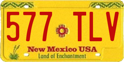 NM license plate 577TLV