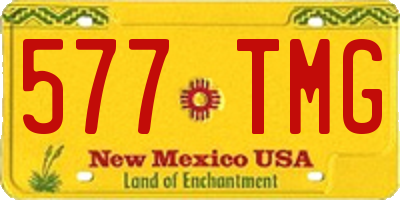 NM license plate 577TMG