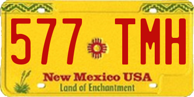 NM license plate 577TMH
