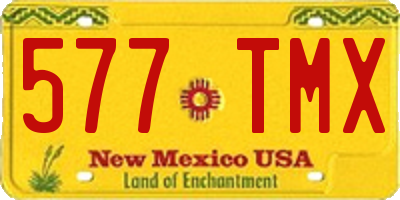 NM license plate 577TMX