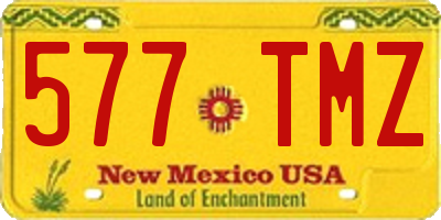 NM license plate 577TMZ