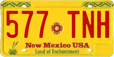 NM license plate 577TNH
