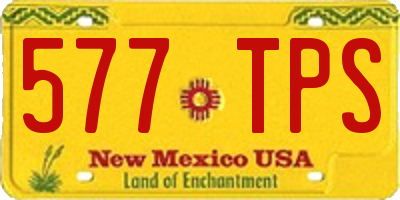 NM license plate 577TPS