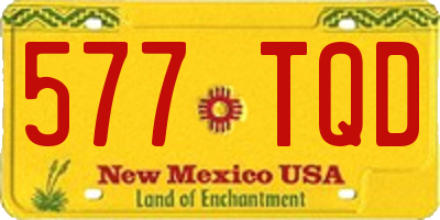 NM license plate 577TQD