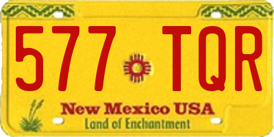 NM license plate 577TQR