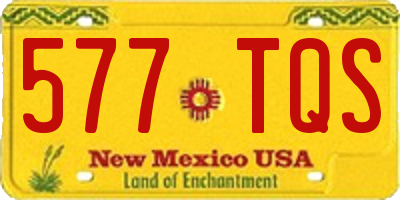 NM license plate 577TQS
