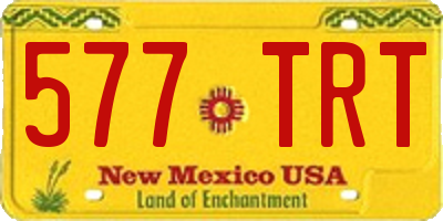 NM license plate 577TRT