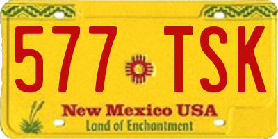 NM license plate 577TSK