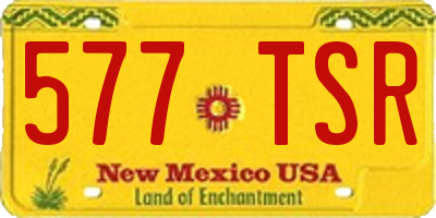 NM license plate 577TSR