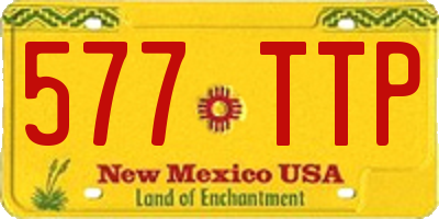 NM license plate 577TTP