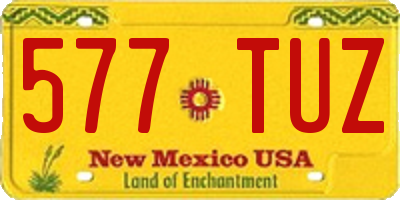 NM license plate 577TUZ