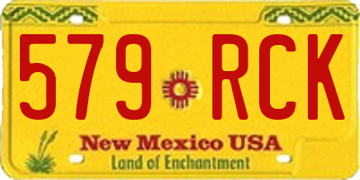 NM license plate 579RCK