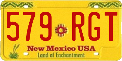 NM license plate 579RGT