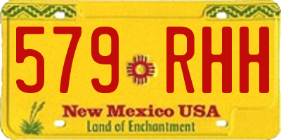 NM license plate 579RHH