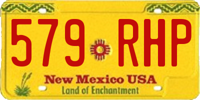 NM license plate 579RHP