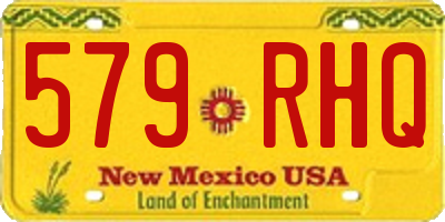NM license plate 579RHQ