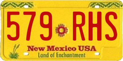 NM license plate 579RHS