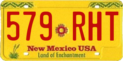 NM license plate 579RHT