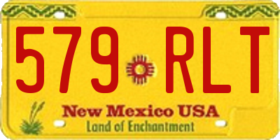 NM license plate 579RLT