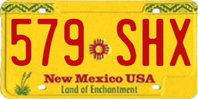 NM license plate 579SHX