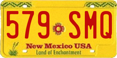 NM license plate 579SMQ