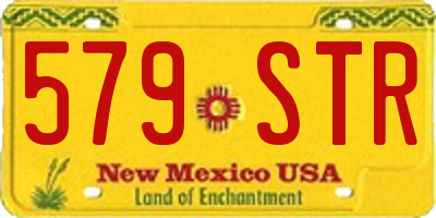 NM license plate 579STR