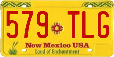 NM license plate 579TLG