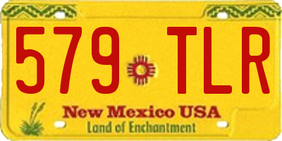 NM license plate 579TLR