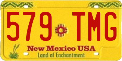 NM license plate 579TMG