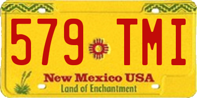 NM license plate 579TMI