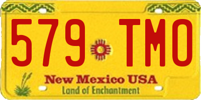 NM license plate 579TMO