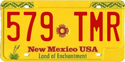 NM license plate 579TMR