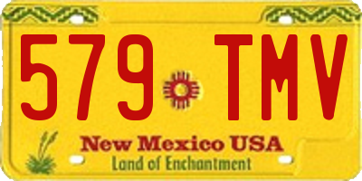 NM license plate 579TMV