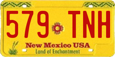 NM license plate 579TNH