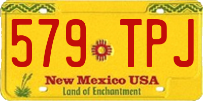 NM license plate 579TPJ
