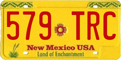 NM license plate 579TRC